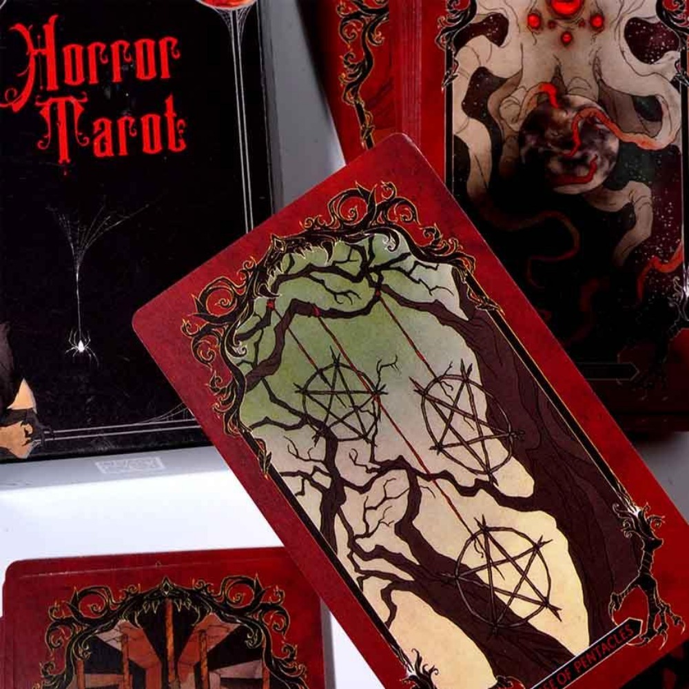Tarot Deck With Guidebook - ホラータロットカードゲーム、10.3x6cm