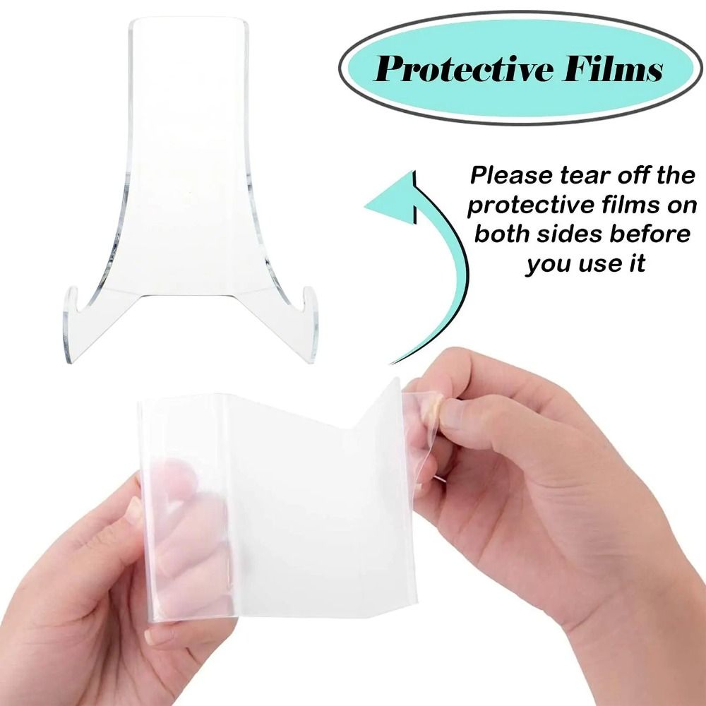 タブレットホルダー アクリル製フラットプレートスタンド 60 - Clear Acrylic Book Stand Holder のレビューと価格