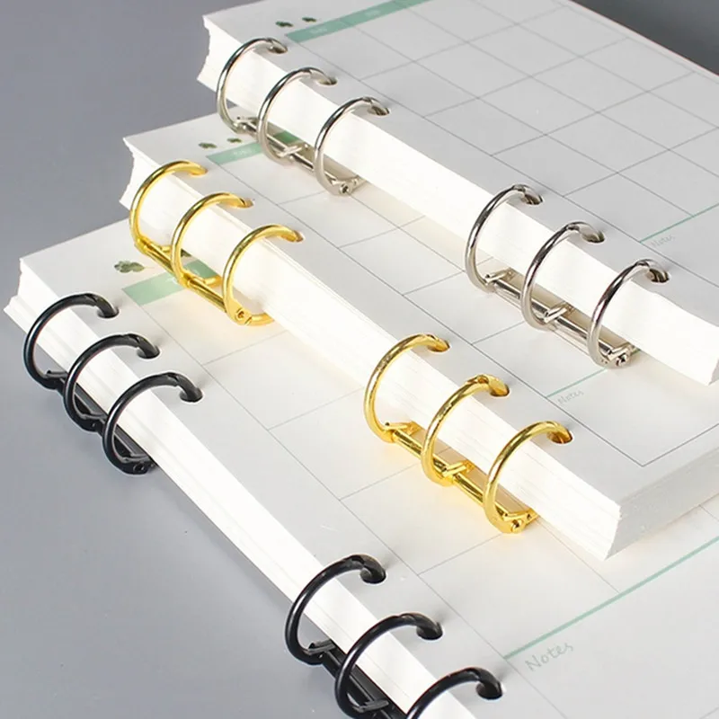 ノートブックアルバム、金属製ブックリング、ファイル、紙、スク - Stationery Books のレビューと価格