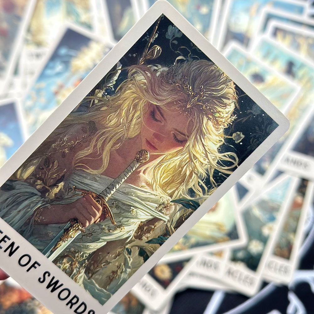 78枚の謎めいたブルームタロットカード、完全なオラクルデッキ - Tarot Deck With Guidebook のレビューと価格